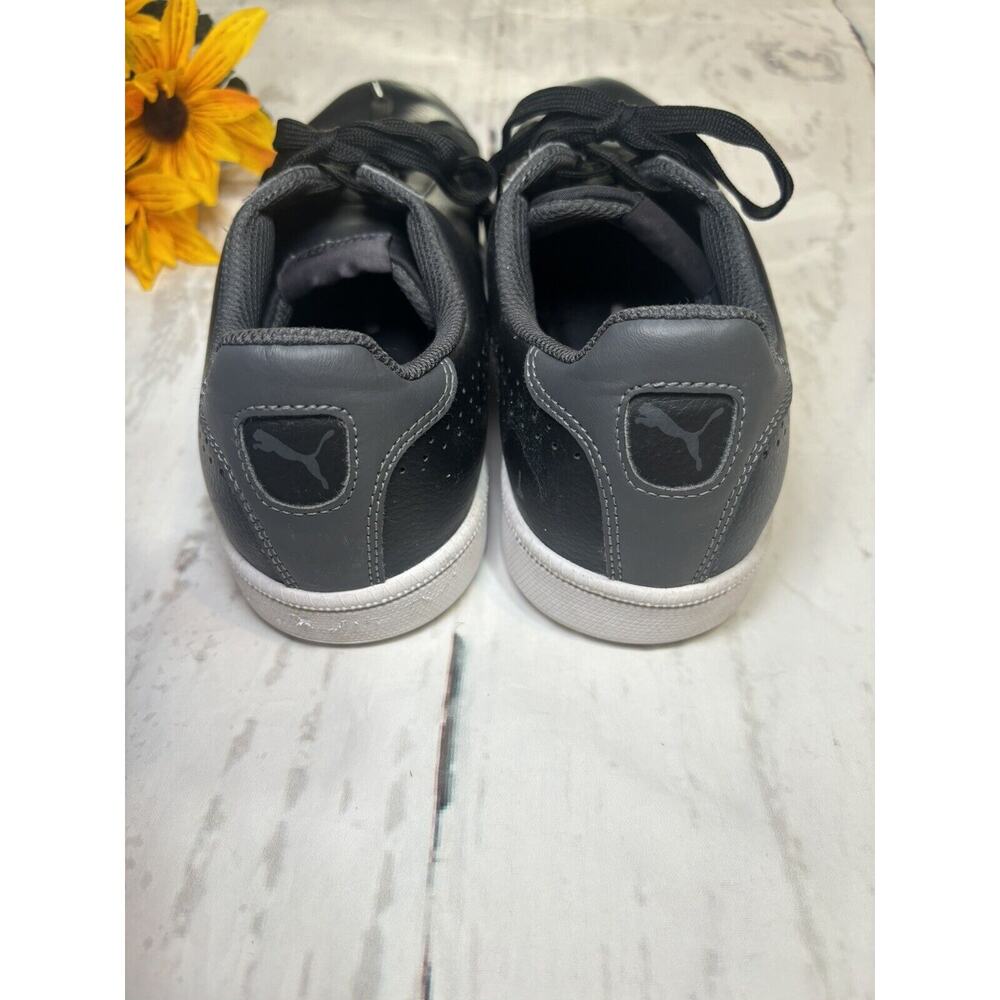 Puma Loafers Mens Size 7 Black Leather Low Top Sneakers Shoes (b)‎ - Picture 3 of 5